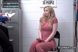 Hot thief Sunny Lane's strip search didn't go as planned