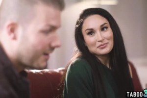 Desperate busty babe Gabi Paltrova lured into rough fucking by old friend