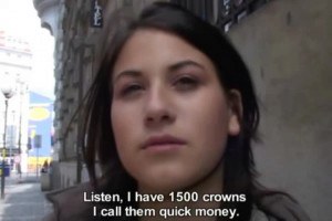 Hot Czech Veronika Blows For Cash