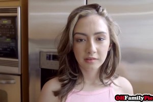 Beautiful teen Lily Jordan tempts stepbrother with her amazing body