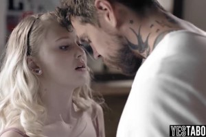Petite shy virgin teen Lily Rader pounded by roommate