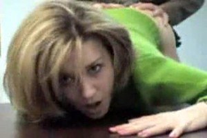 Office slut getting rammed from behind