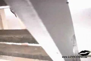 Liz Teasing In The Basement 