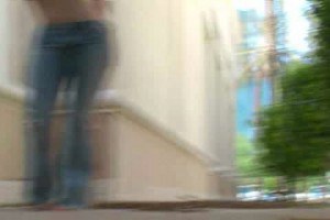 The sweet young Callista fingering in public