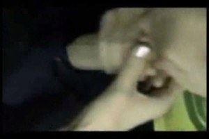 Naughty teen slut sucks on thick dick