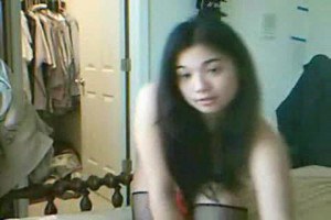 Webcam show with a sexy girl