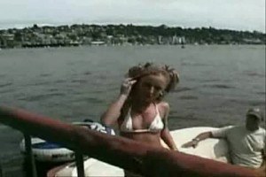 Teen amateur fucking on a boat
