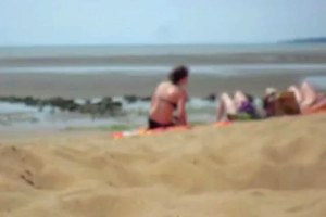 Beach Masturbation