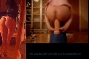 An italian tranny anal scene