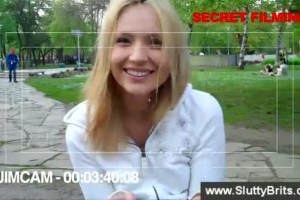 Blonde brit gets so horny and wet