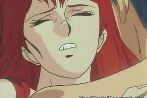 Redhead cartoon lady gets some!