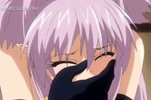 Busty anime elf lady pumped