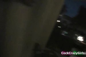 Horny amateurs stripping and flashing their tits 