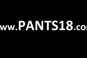 Hot brunette in sexy outfit teasing