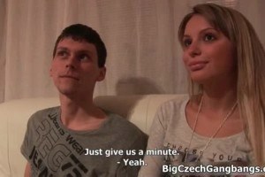 Two cute amateurs doing 50 guys