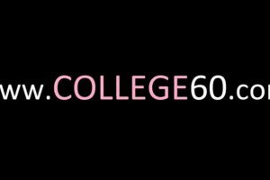 Horny teen sucking dick in the car before having an outdoor threesome 