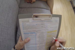 Insured Russian teen sucking on cock