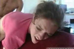 Ava takes huge cock deep