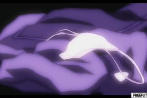 Enticing anime doll gets her pussy eaten by a lesbian