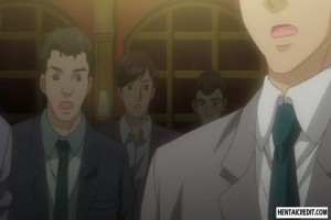 Busty hentai chick toyed and sucking