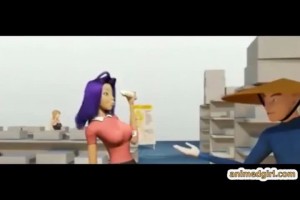 3d chicks pumping in laundry mat