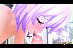 Sexy hentai shemale in action