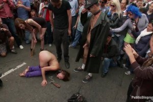 Audrey Rose gets tormented on the public street!