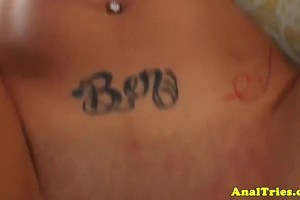 Sensual girlfriend tries anal for the first time