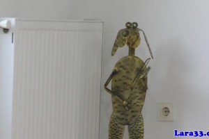 Stunning British MILF fucked while tied up