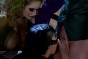 Villains attending a MFF threesome in jail