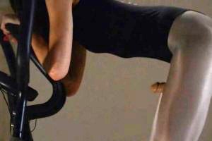 Bitch love masturbating with strap-on cock