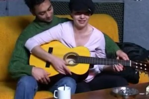 Dutch girl offering pussy to a guitar man