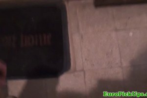 Tempting Hungarian brunette fucked by a total stranger