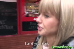 Lovely picked up blonde wanks a dude on the pool table