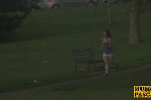 Tattooed British slut fucked in the asshole