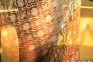 Exotic hottie teases with her round tits and ass