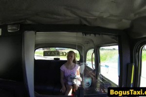 Busty Czech beauty fucked by British cab driver after sucking dick 