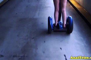 Sexy girlfriend Staci takes it in the butt today