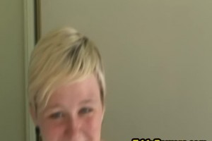 Vintage blonde amateur anal creampied by older man