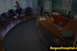 Curvy Euro patient fucked and fingered by the horny doc