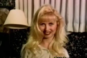 Busty blonde amateur fucked and jizzed in vintage porn audition 