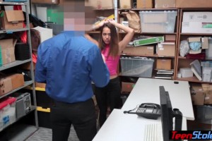 Innocent Esperanza Del Horno takes cock anally for shoplifting