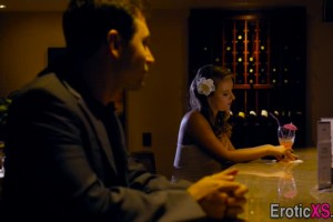 Harley Jade sexy babe picked up and fucked by player 