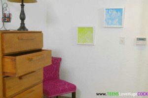 Kimberly Moss spex teenie taken from behind by burglar 