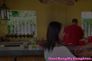 Holly Hendrix does anal when daddy isn't watching 