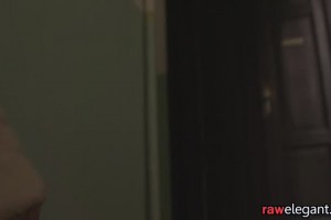 Smalltits eurobabe plowed by afro dong in both holes 