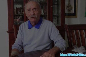 Blowing Mexican 19yo takes from behind by pensioner 