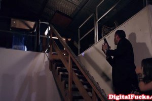 Veronica Rodriguez rides a big dick during spy scene 