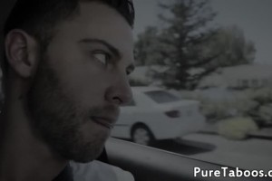 Quinn Wilde fucked and crampied by her ex con stepbrother