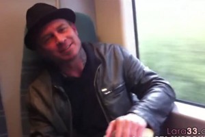 Lara Latex dresses up as a maid and fucks her fan